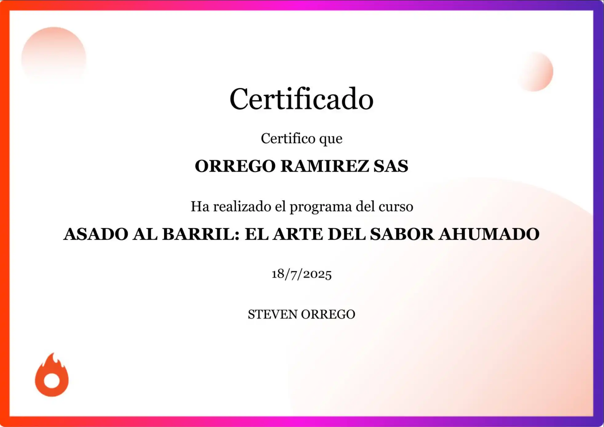 Certificado